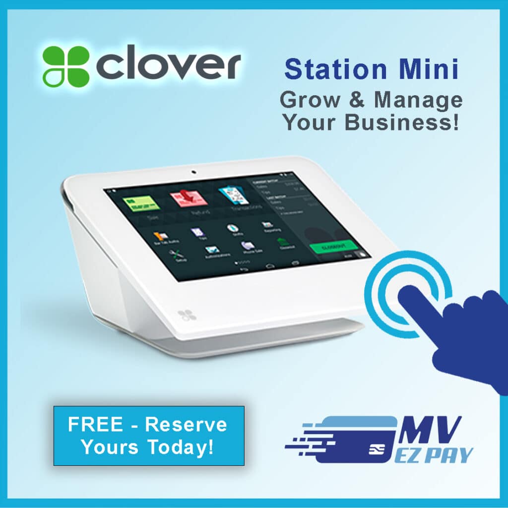 Free Clover Mini POS from MV EZ Pay