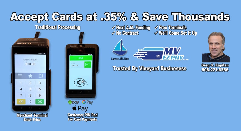 Accept cards at .35% postcard